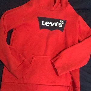 Levis Hoodie Red